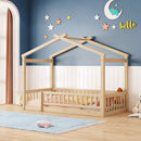 Bed House Bed Frame With Fence by HouseOfZazla