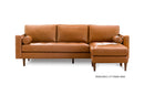 Mid-Century Tufted Sectional With Reversible Chaise by HouseOfZazla