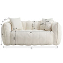 Cozy Beanbag Chair With High Resilience Foam Core For 2 by Unique Piece Furniture