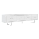 TV Stand With Slatted Drawers