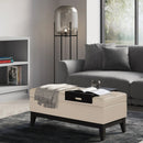 Oregon - Contemporary Storage Ottoman Bench With Tray by Unique Piece Furniture