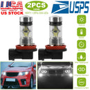 2PCS 1000lm 100W H8/H9/H11 LED Fog DRL Light Bulb IP65 Water-Resistant 360¡ Beam Angle 6000K White