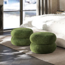 Nest - Low Round Upholstered Ottoman by HouseOfZazla