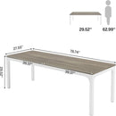 Extra Long 2 Person Computer Desk With Collaborative Workstation by HouseOfZazla