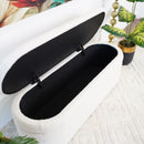 Cabana - Bench With Storage - Ivory by HouseOfZazla