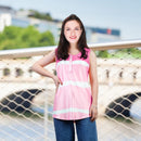 Women Tie-dye Sleeveless Tank Tops Summer Loose T Shirts Tops Button Down Shirts Vest Blouse Plus Size