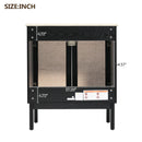 Bathroom Vanity With Soft Closing Mechanism - Black by HouseOfZazla