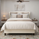 Platform Bed Frame With Tall Headboard And High Footboard by HouseOfZazla