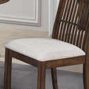 WOODHOMER Round Dining Furniture Set 1Table with 4 chairs