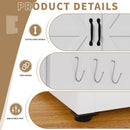Kitchen Pantry Cabinet With Adjustable Shelves, Heavy Duty Storage - White