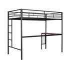 Bunk Bed With Desk, Ladder And Quality Slats For Bedroom by HouseOfZazla