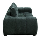 Ferrand Green Chenille Loveseat