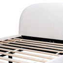 Archie Puffy Grounded - Upholstered Platform Bed by HouseOfZazla