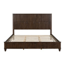 Platform Bed Frame & Tall Headboard by HouseOfZazla