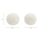 Luna - Round Sphere Accent Ball Throw Pillow by HouseOfZazla
