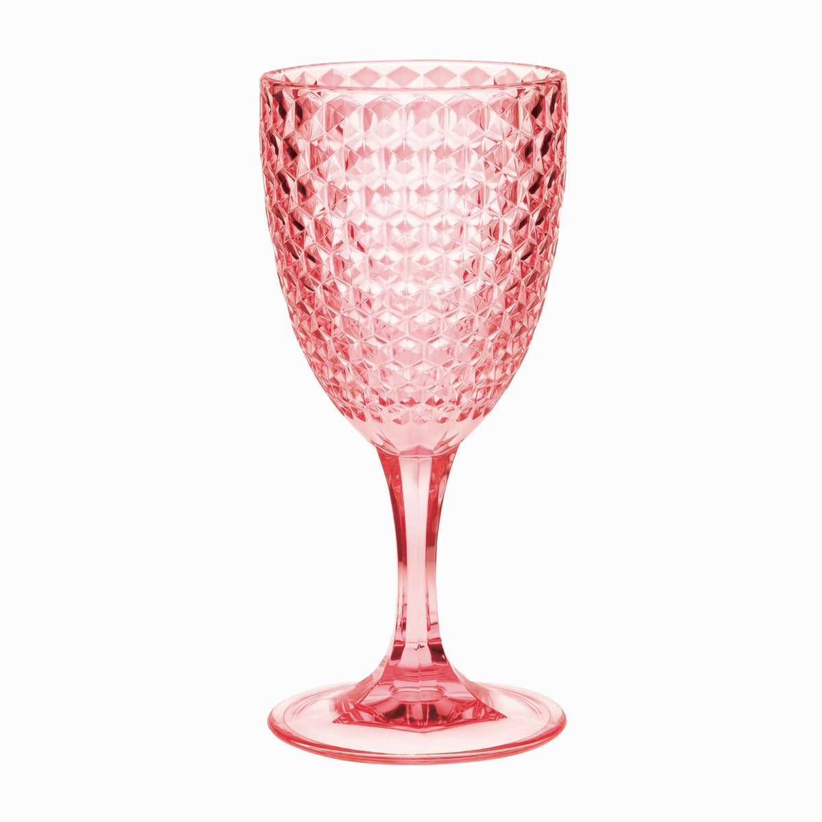 Diamond Cut Plastic Wine Glasses (Set of 4), photo 2 of 18
