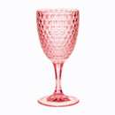Diamond Cut Plastic Wine Glasses (Set of 4) by HouseOfZazla