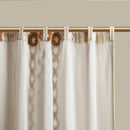 1 PC 50x84' Cotton Printed Window Panel with Chenille Stripe and Lining by HouseOfZazla