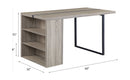 Patwin - Dining Table - Gray Oak & Black