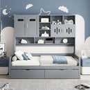 Daybed With All-In-One Cabinet And Shelf by Unique Piece Furniture