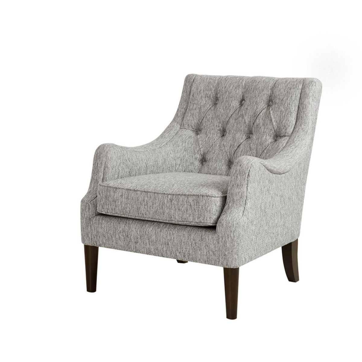 Button Tufted Accent Chair Vintage Style, photo 8 of 13