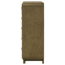 Tully - 5 Drawer Chest - Nutmeg Brown by HouseOfZazla