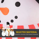 6.1' Inflatable Outdoor Christmas Display - Three Snowmen