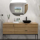 Artistic Vessel Sink With Faucet And Pop Up Drain - Matte Black by HouseOfZazla
