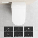 Smart Bidet Toilet With Auto Open / Close Seat, Warm Water Wash, Heated Seat, And Wireless Remote Control