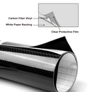 Black 7D Carbon Fiber Car Wrap High Gloss Vinyl Wrap Film Roll Bubble Free Air Release for Cars Laptops Phones
