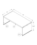 Coffee Table Rectangular For Living Room Clear Tempered Glass by HouseOfZazla