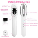 Scalp Massage Comb with Red & Blue Light Therapy by LJGDeals