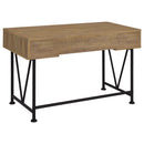 Analiese 47-inch 3-drawer Writing Desk Mango