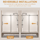 Frameless Single Sliding Shower Door