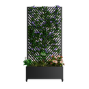 Metal Planter Box with Trellis