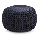 Renee - Handcrafted Round Pouf by HouseOfZazla