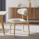 Set of 2 Solid Ash Wood Dining Chairs