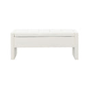 Modern Upholstered Large Bed End Bench With Storage by Unique Piece Furniture
