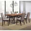 Rivera - Extension Dining Table - Natural Walnut by HouseOfZazla