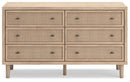 Cielden - Six Drawer Dresser - Two-Tone