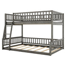 Bunk Bed With Ladder And Guardrails by HouseOfZazla