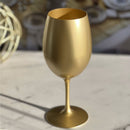 Leadingware Tritan Hammer Plastic Wine Glasses (Set of 4)