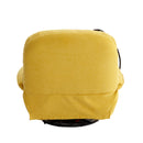 270 Degree Swivel Power Recliner with Voice Control, Bluetooth Music Player,USB Ports, Atmosphere Lamp, Hidden Arm Storage and Mobile Phone Holder for Living Room, Bedroom, Apartment, Yellow