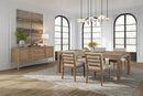 Dining Table With Leaf - Light Brown by HouseOfZazla