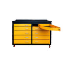 6ft Heavy Duty Mobile Workbench with 10 Drawers