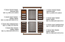 6 Foot Wine Cellar Storage System | 208 Bottle Capacity