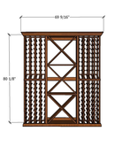 6 Foot Wine Cellar Storage System | 284 Bottle Capacity