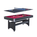 6FT Premium Wooden Multifunctional Pool Table With Table Tennis Top (SAK62741)