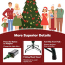 Pre-lit Christmas Tree with 280 Warm White LED Lights and 8 Lighting Modes by LJGDeals