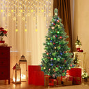 6/7/8 Feet Pre-Lit Artificial Christmas Tree with 300/400/500 LED Lights by LJGDeals